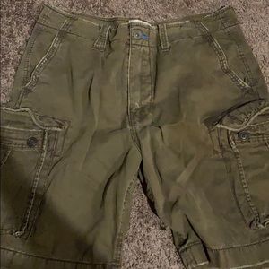 American eagle men’s brown cargo shorts size 34